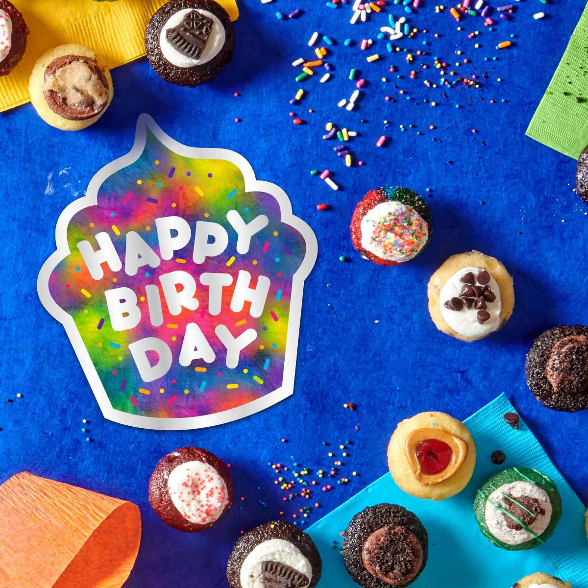 Happy Birthday Cupcakes & Card 25-Pack - Image 4