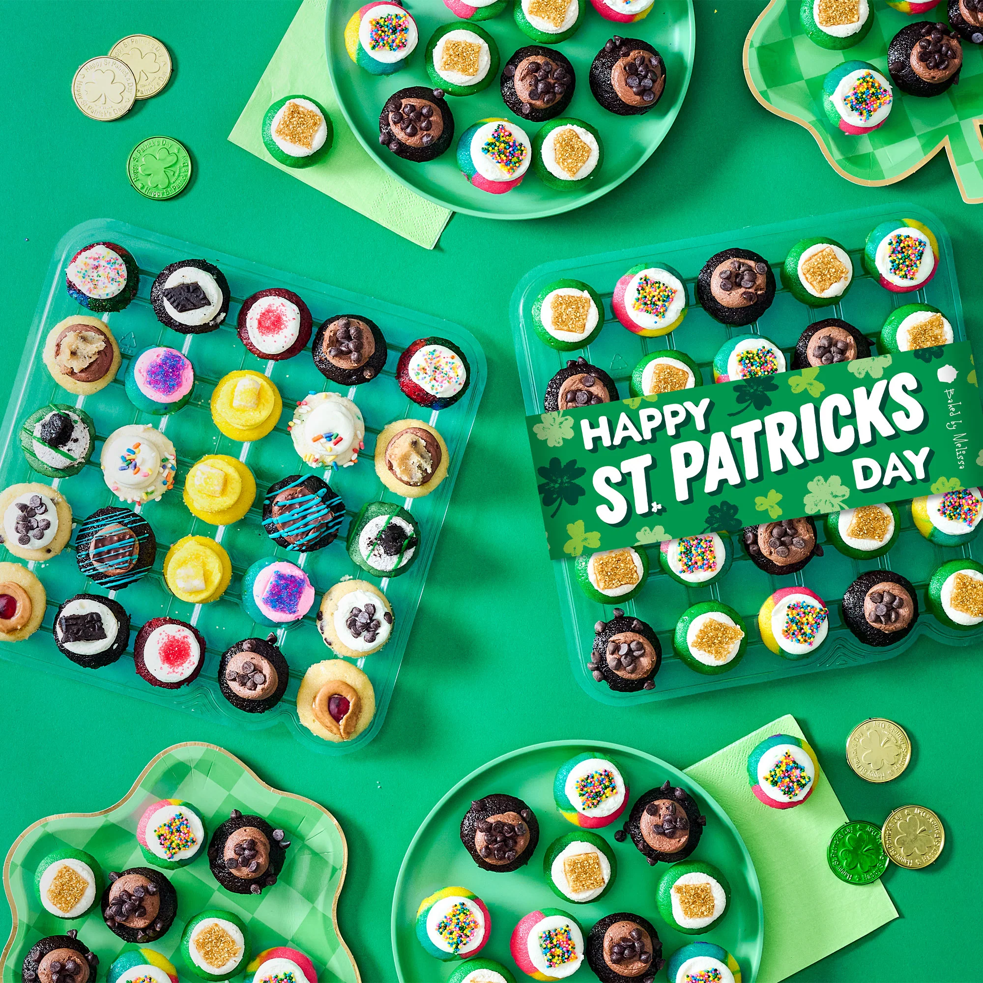 Shamrock Shuffle Cupcakes 50-Pack - Image 2